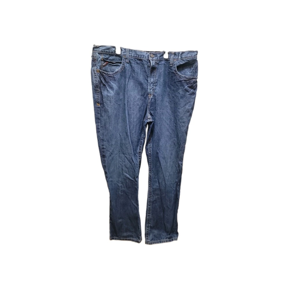 Ariat FR Flame Resistant M3 Cat 2 Loose Fit Work Jeans Mens 44x32 Denim Blue